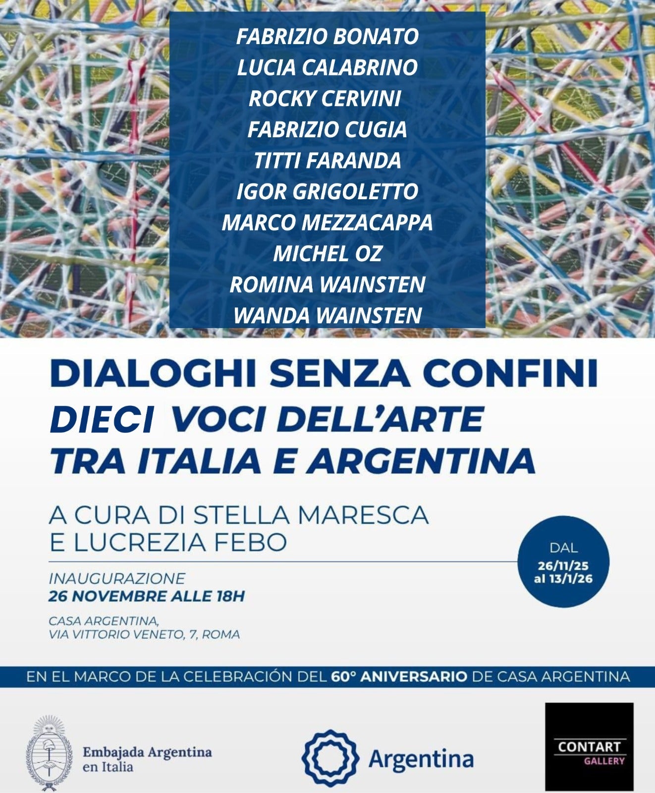 Dialoghi Senza Confini: Dieci Voci dell'Arte tra Italia e Argentina