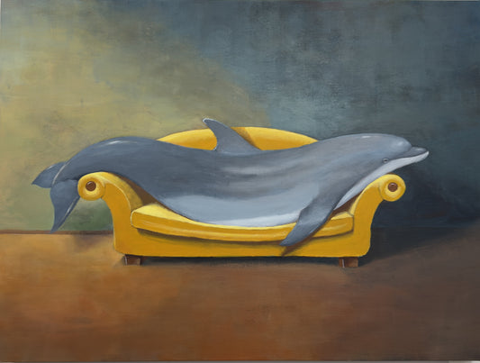 Delfino sul divano