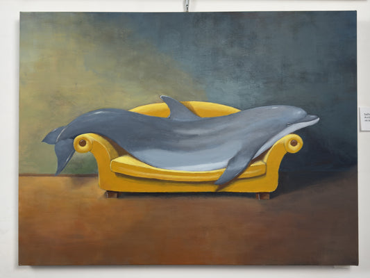 Delfino sul divano