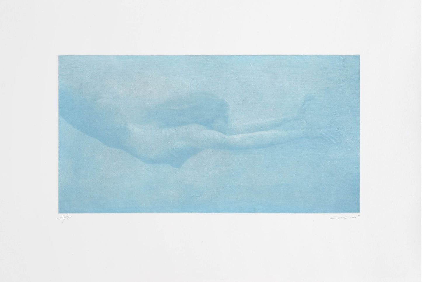 Nuotatrice - Incisione