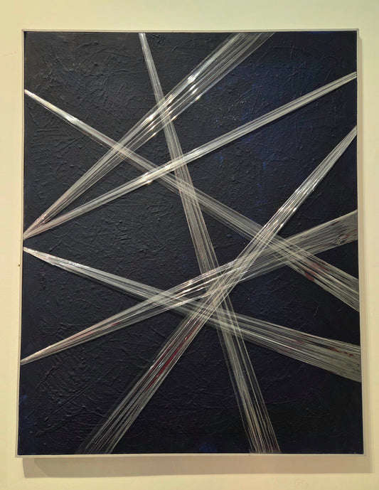 Raggi di luce su superficie lunare